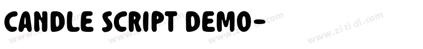 candle script demo字体转换